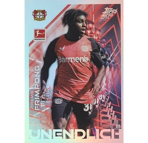 Topps Bundesliga Match Attax 2024/25 / Nr. 372 JEREMIE FRIMPONG / UNENDLICH