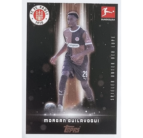 Topps Bundesliga Sticker Saison 2024/2025 / Sticker Nummer 373 Morgan Guilavogui / Spieler unter der Lupe