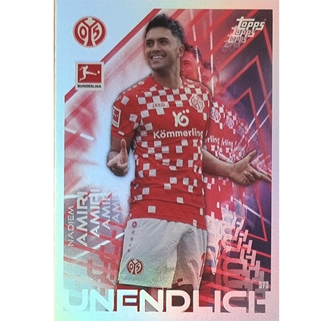 Topps Bundesliga Match Attax 2024/25 / Nr. 373 NADIEM AMIRI / UNENDLICH