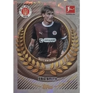 Topps Bundesliga Sticker Saison 2024/2025 / Sticker Nummer 376 Eric Smith / Matchwinner