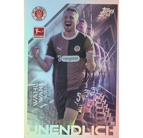 Topps Bundesliga Match Attax 2024/25 / Nr. 376 HAUKE WAHL / UNENDLICH