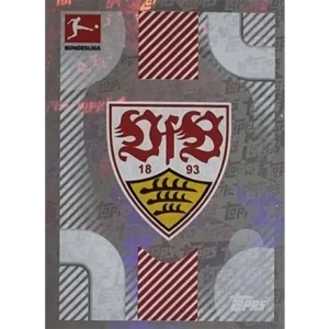 Topps Bundesliga Sticker Saison 2024/2025 / Sticker Nummer 377 VfB Stuttgart Logo