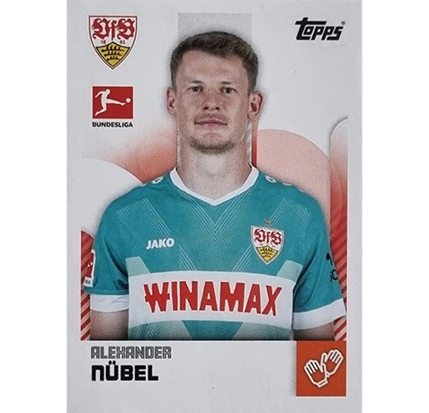 Topps Bundesliga Sticker Saison 2024/2025 / Sticker Nummer 378 Alexander Nübel