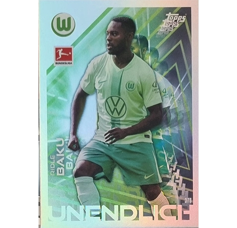 Topps Bundesliga Match Attax 2024/25 / Nr. 378 RIDLE BAKU / UNENDLICH