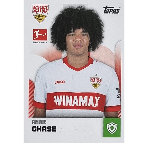 Topps Bundesliga Sticker Saison 2024/2025 / Sticker Nummer 379 Anrie Chase