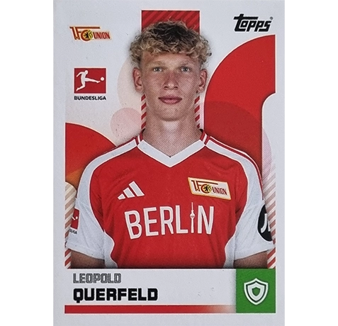 Topps Bundesliga Sticker Saison 2024/2025 / Sticker Nummer 038 Leopold Querfeld