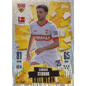 Topps Bundesliga Match Attax 2024/25 / Nr. 380 LEONIDAS STERGIOU / BOLLWERK