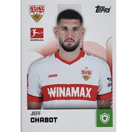 Topps Bundesliga Sticker Saison 2024/2025 / Sticker Nummer 381 Jeff Chabot