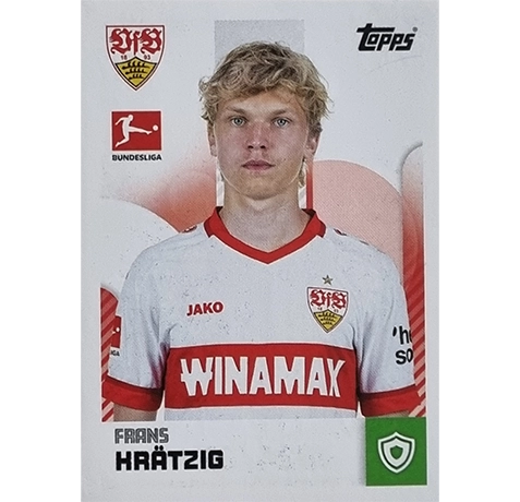 Topps Bundesliga Sticker Saison 2024/2025 / Sticker Nummer 382 Frans Krätzig