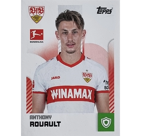 Topps Bundesliga Sticker Saison 2024/2025 / Sticker Nummer 383 Anthony Rouault