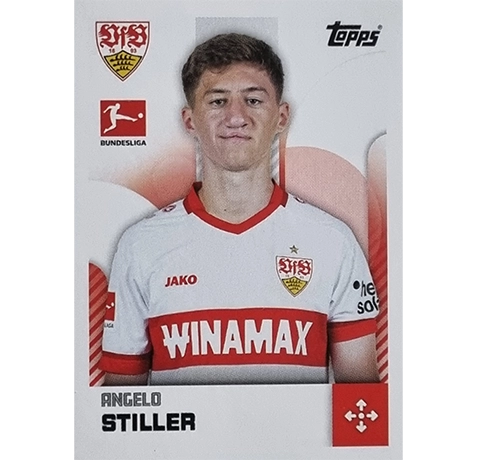 Topps Bundesliga Sticker Saison 2024/2025 / Sticker Nummer 384 Angelo Stiller