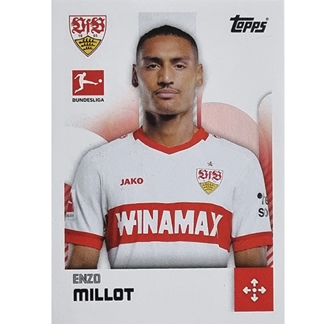 Topps Bundesliga Sticker Saison 2024/2025 / Sticker Nummer 386 Enzo Millot