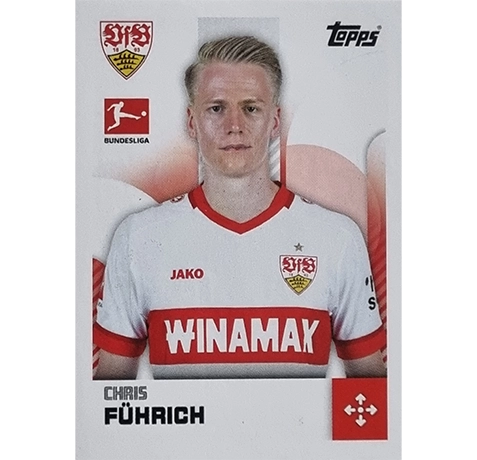 Topps Bundesliga Sticker Saison 2024/2025 / Sticker Nummer 387 Chris Führich