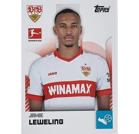 Topps Bundesliga Sticker Saison 2024/2025 / Sticker Nummer 389 Jamie Leweling