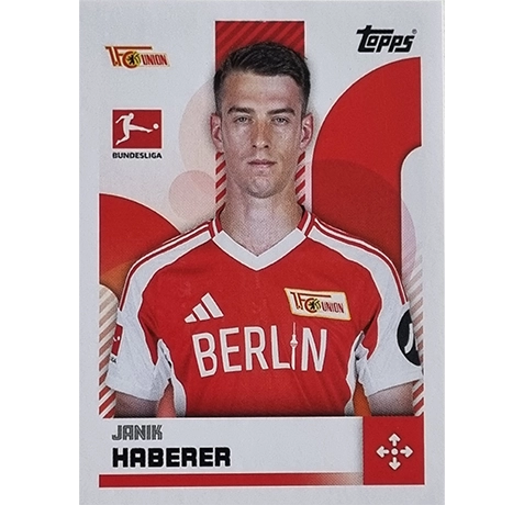 Topps Bundesliga Sticker Saison 2024/2025 / Sticker Nummer 039 Janik Haberer