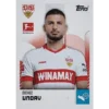 Topps Bundesliga Sticker Saison 2024/2025 / Sticker Nummer 390 Deniz Undav