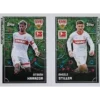 Topps Bundesliga Sticker Saison 2024/2025 / Sticker Nummer 392-393 Karazor & Stiller