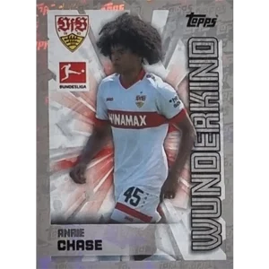 Topps Bundesliga Sticker Saison 2024/2025 / Sticker Nummer 394 Anrie Chase / Wunderkind Glitzer