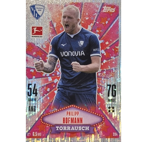 Topps Bundesliga Match Attax 2024/25 / Nr. 394 PHILIPP HOFMANN / TORRAUSCH