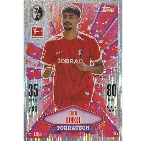 Topps Bundesliga Match Attax 2024/25 / Nr. 395 EREN DINKCI / TORRAUSCH