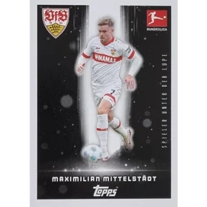 Topps Bundesliga Sticker Saison 2024/2025 / Sticker Nummer 396 Maximillian Mittelstädt / Spieler unter der Lupe