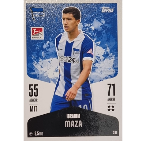 Topps Bundesliga Match Attax 2024/25 / Nr. 398 IBRAHIM MAZA