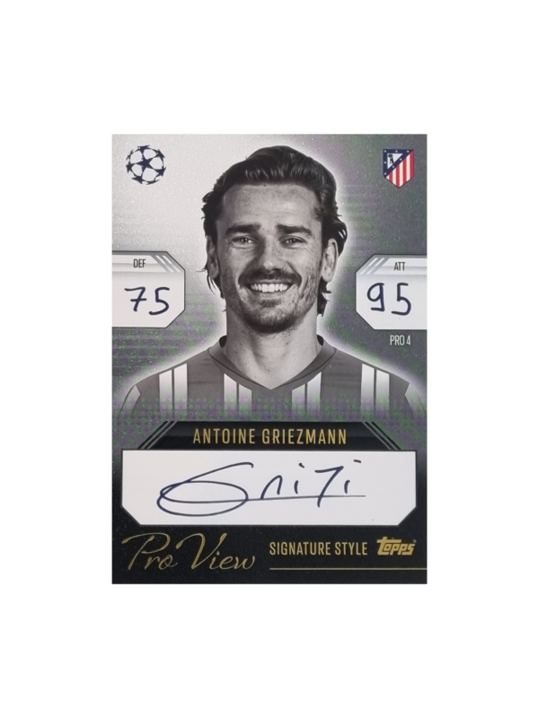 Topps Champions League EXTRA Match Attax 2024-2025 Limited Edition / PRO 4 ANTOINE GRIEZMANN / PRO VIEW SIGNATURE STYLE