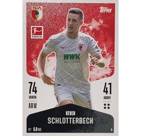 Topps Bundesliga Match Attax 2024/25 / Nr. 004 KEVEN SCHLOTTERBECK