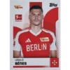 Topps Bundesliga Sticker Saison 2024/2025 / Sticker Nummer 040 Laszlo Benes