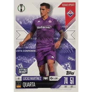 Topps Champions League EXTRA Match Attax 2024-2025 / 040 LUCAS MARTINEZ QUARTA