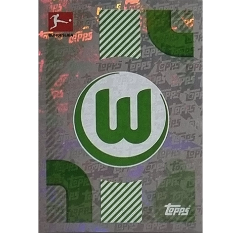 Topps Bundesliga Sticker Saison 2024/2025 / Sticker Nummer 400 VfL Wolfsburg Logo