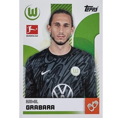 Topps Bundesliga Sticker Saison 2024/2025 / Sticker Nummer 401 Kamil Grabara