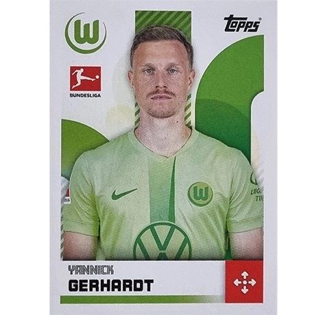 Topps Bundesliga Sticker Saison 2024/2025 / Sticker Nummer 406 Yannick Gerhardt