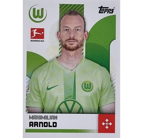 Topps Bundesliga Sticker Saison 2024/2025 / Sticker Nummer 408 Maximilian Arnold