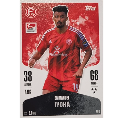 Topps Bundesliga Match Attax 2024/25 / Nr. 408 EMMANUEL IYOHA