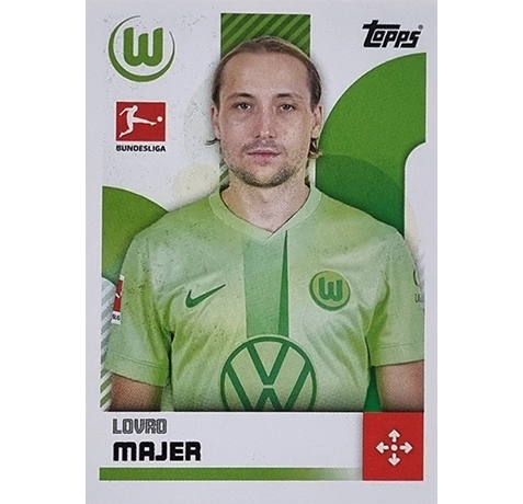 Topps Bundesliga Sticker Saison 2024/2025 / Sticker Nummer 409 Lovro Majer