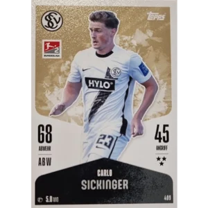 Topps Bundesliga Match Attax 2024/25 / Nr. 409 CARLO SICKINGER