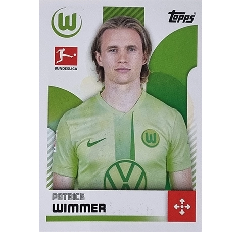 Topps Bundesliga Sticker Saison 2024/2025 / Sticker Nummer 411 Patrick Wimmer