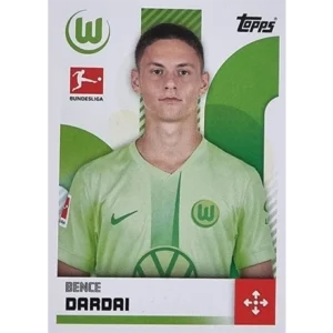 Topps Bundesliga Sticker Saison 2024/2025 / Sticker Nummer 412 Bence Dardai