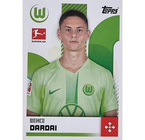 Topps Bundesliga Sticker Saison 2024/2025 / Sticker Nummer 412 Bence Dardai