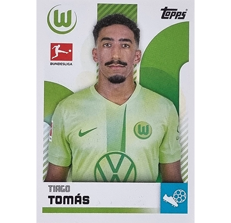 Topps Bundesliga Sticker Saison 2024/2025 / Sticker Nummer 413 Tiago Tomas