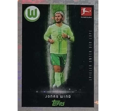 Topps Bundesliga Sticker Saison 2024/2025 / Sticker Nummer 416 Jonas Wind / Spieler unter der Lupe