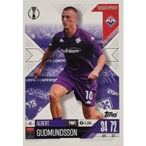 Topps Champions League EXTRA Match Attax 2024-2025 / 042 ALBERT GUDMUNDSSON