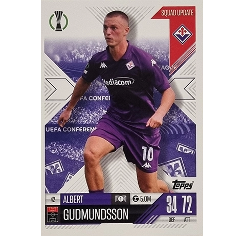 Topps Champions League EXTRA Match Attax 2024-2025 / 042 ALBERT GUDMUNDSSON