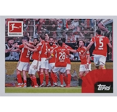 Topps Bundesliga Sticker Saison 2024/2025 / Sticker Nummer 425 Union Berlin