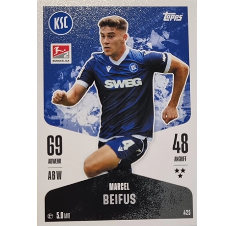 Topps Bundesliga Match Attax 2024/25 / Nr. 425 MARCEL BEIFUS