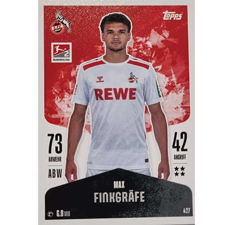 Topps Bundesliga Match Attax 2024/25 / Nr. 427 MAX FINKGRÄFE