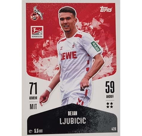 Topps Bundesliga Match Attax 2024/25 / Nr. 428 DEJAN LJUBICIC