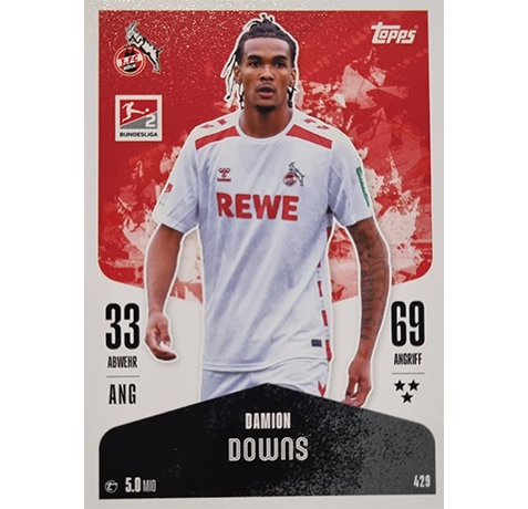 Topps Bundesliga Match Attax 2024/25 / Nr. 429 DAMION DOWNS