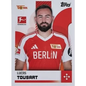 Topps Bundesliga Sticker Saison 2024/2025 / Sticker Nummer 043 Lucas Tousart